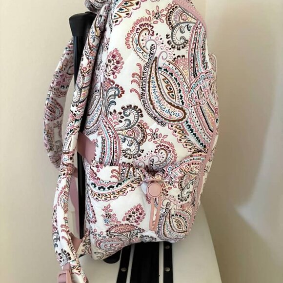 Vera Bradley Featherweight Travel Backpack in Sand Paisley - Picture 7 of 8